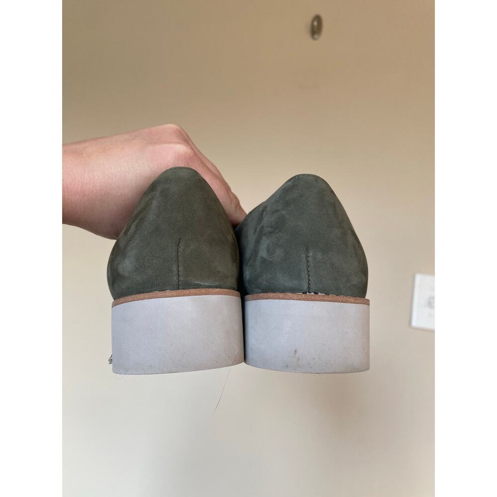 Vionic Teagan green nubuck lace up loafers size 6 - Picture 7 of 8